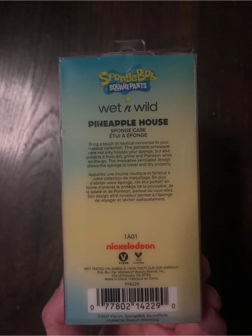 wet n wild SpongeBob SquarePants Makeup Sponge Case